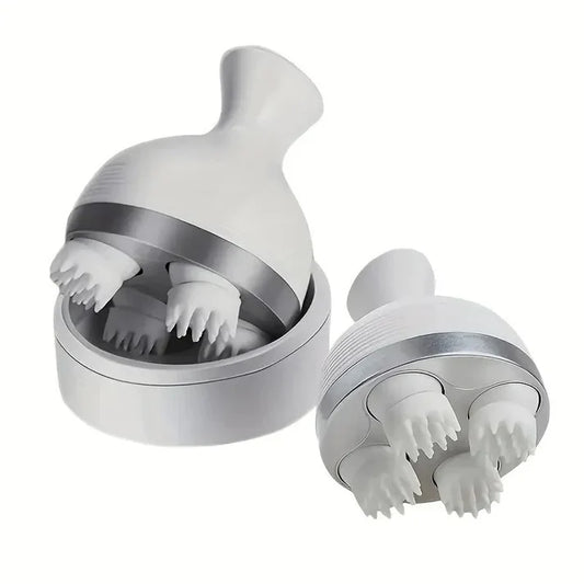 4D Electric Scalp Massager | Rechargeable Head & Body Stress Relief Massager